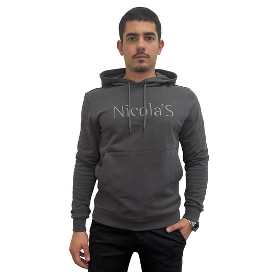 Muški duks sa kapuljacom — Siva