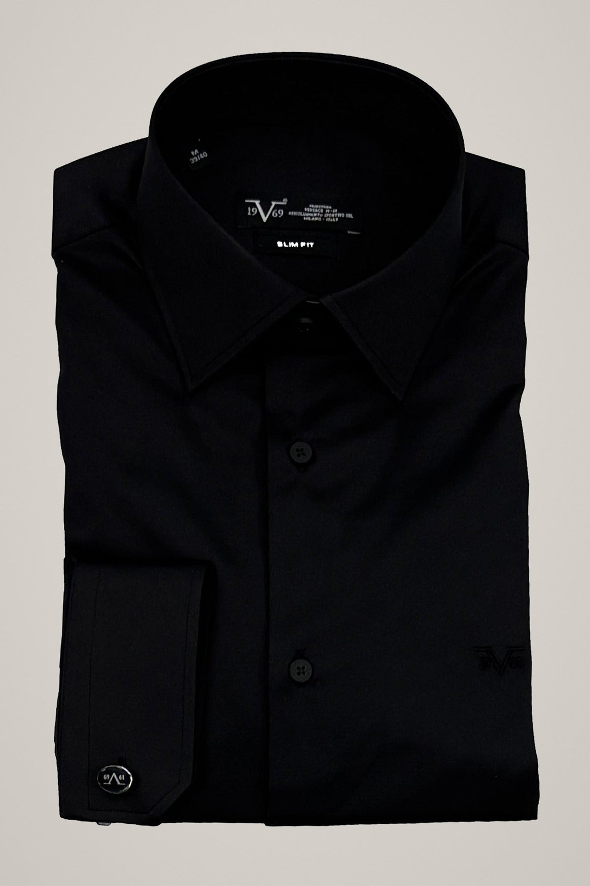 Muška košulja - Slim fit - Easy Iron - Crna