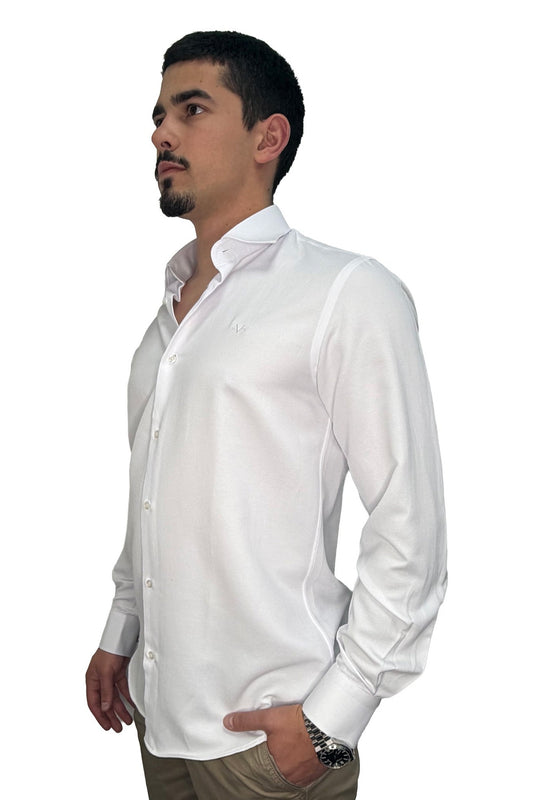 Muška košulja – Regular fit — Bela