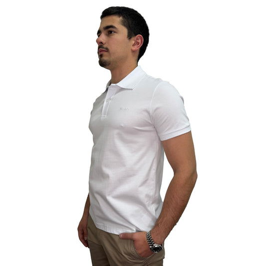 Muška polo majica — Bela