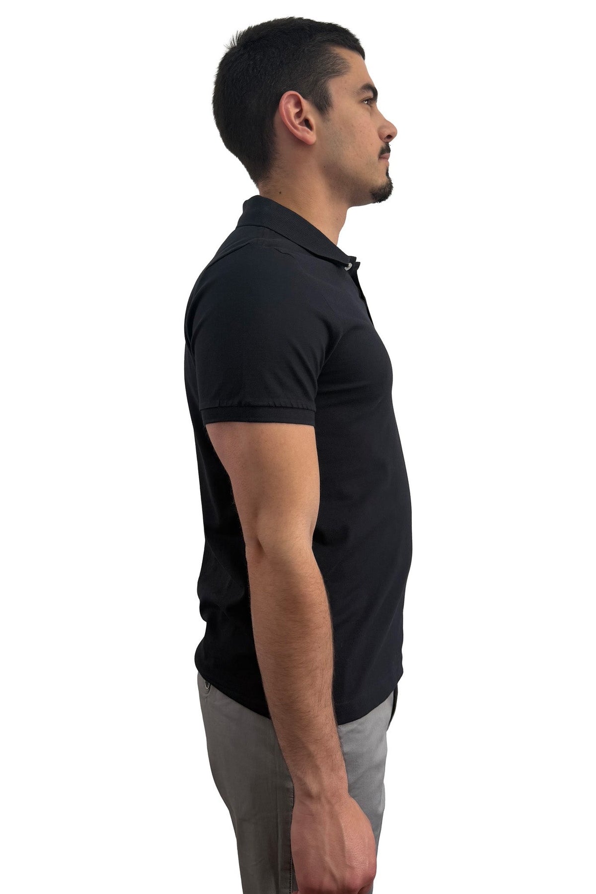 Muška polo majica — Crna