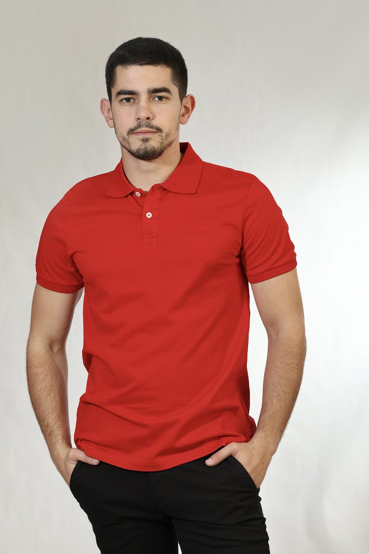 Muška polo majica — Crvena