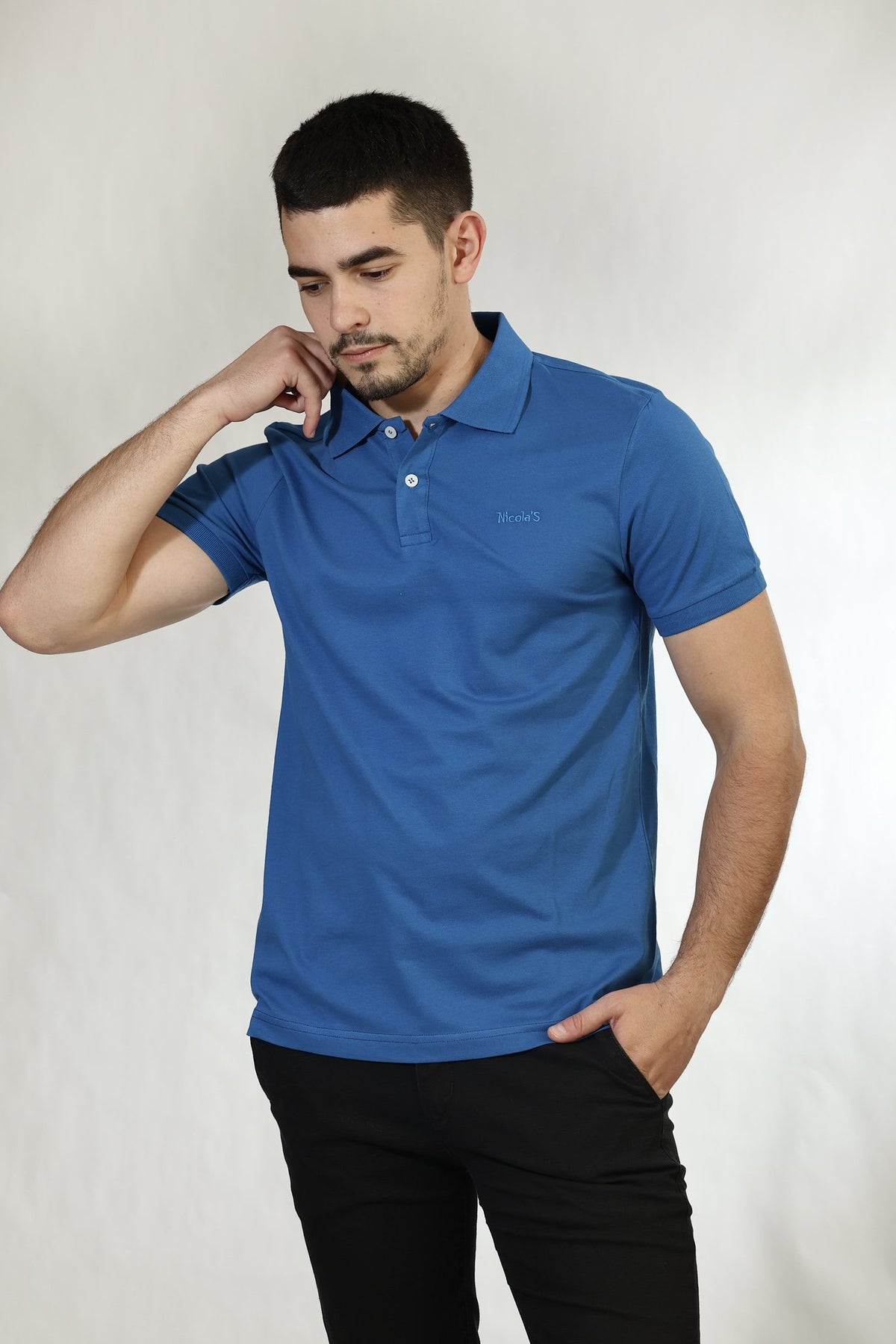 Muška polo majica — Plava