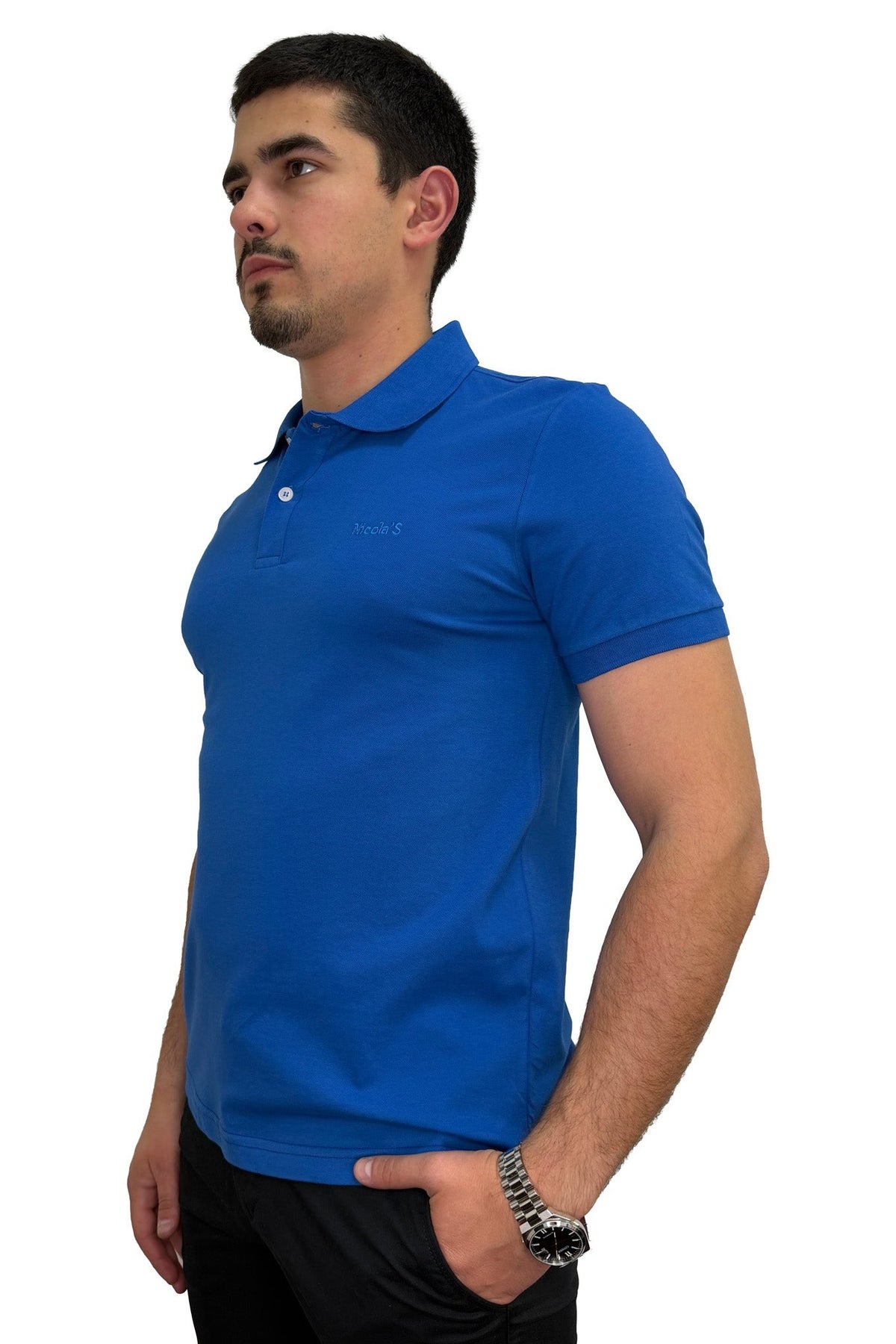 Muška polo majica — Plava