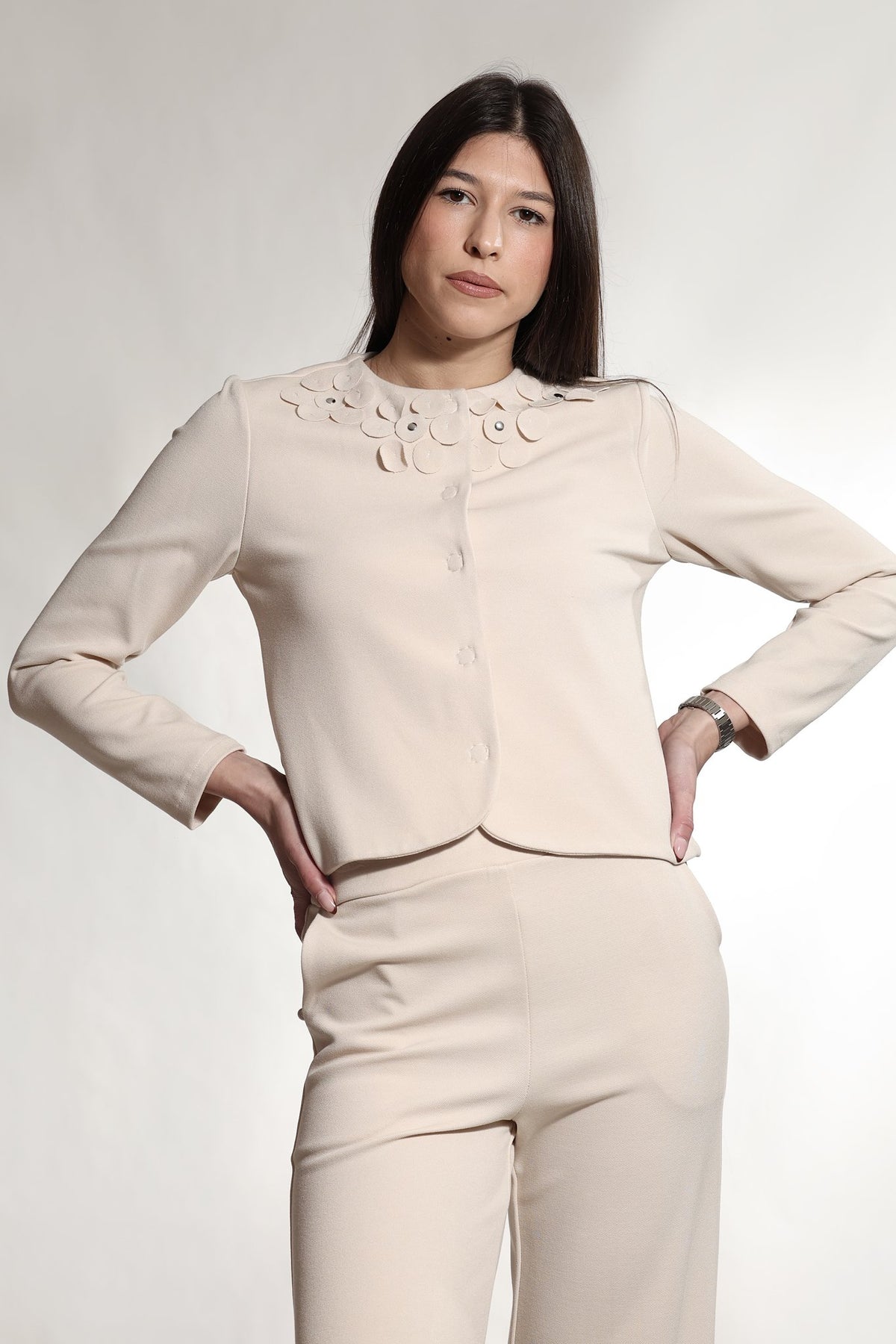 Komplet bluza i pantalone — Bež