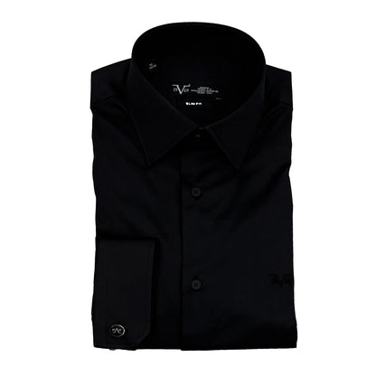 Muška košulja – Slim fit – Easy Iron — Crna