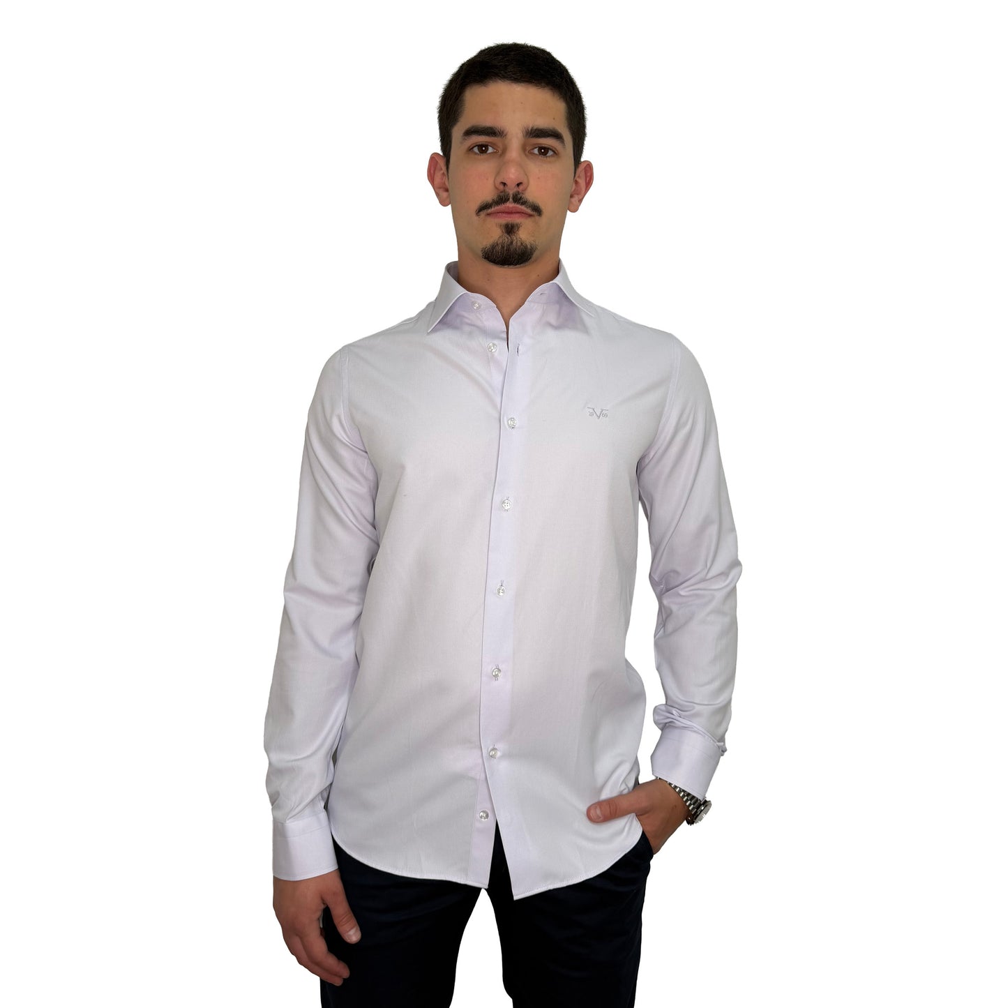 Muška košulja – Slim fit — Ljubičasta