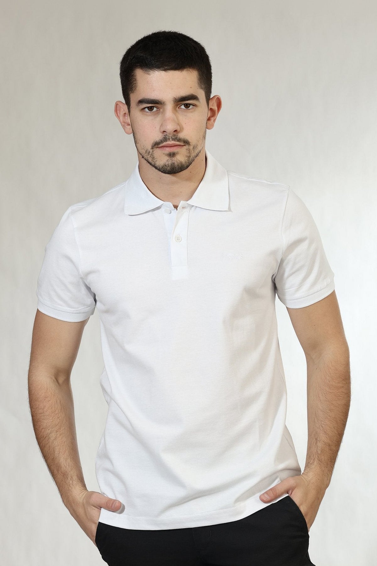 Muška polo majica - Bela