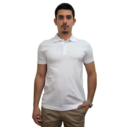 Muška polo majica — Bela