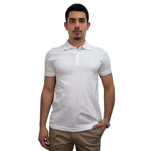Muška polo majica — Bela