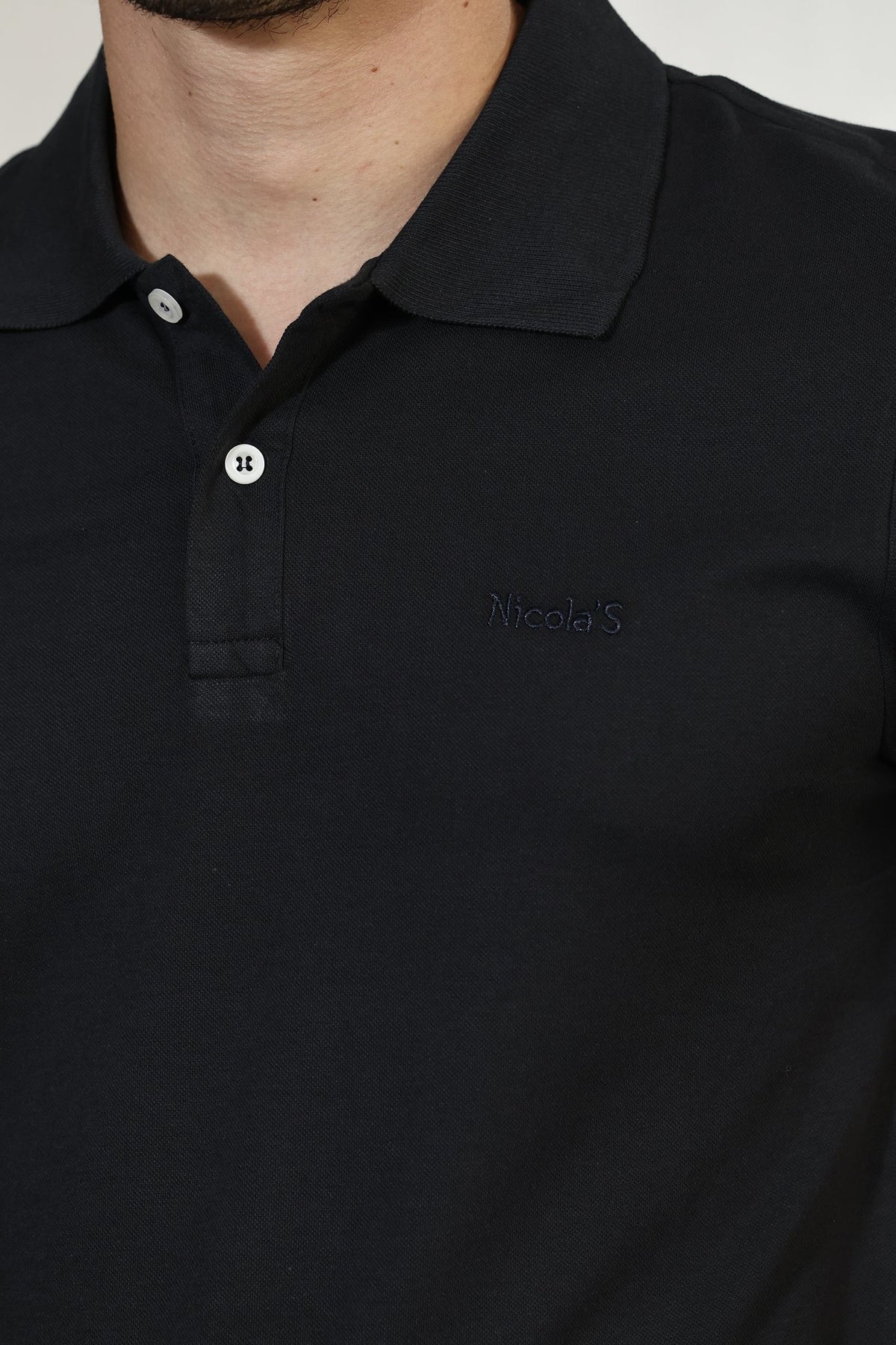 Muška polo majica — Crna