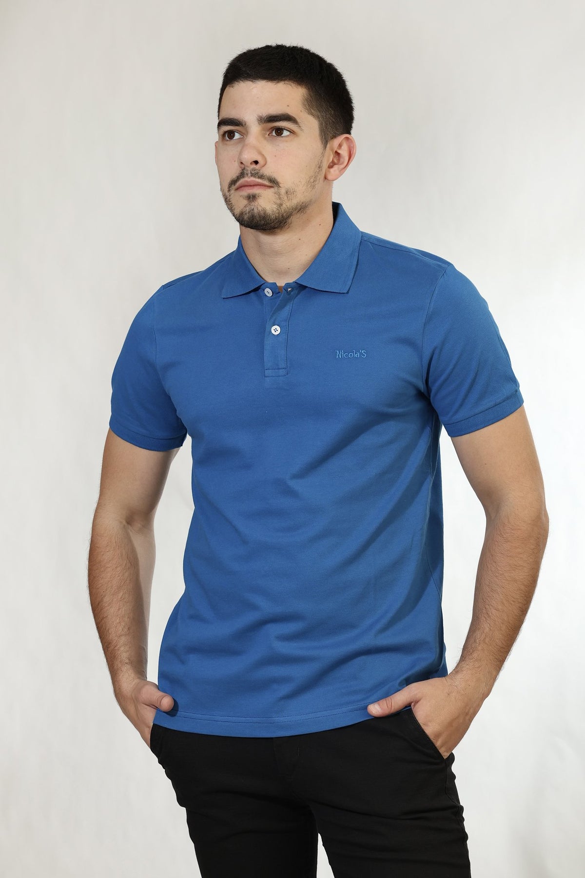 Muška polo majica — Plava