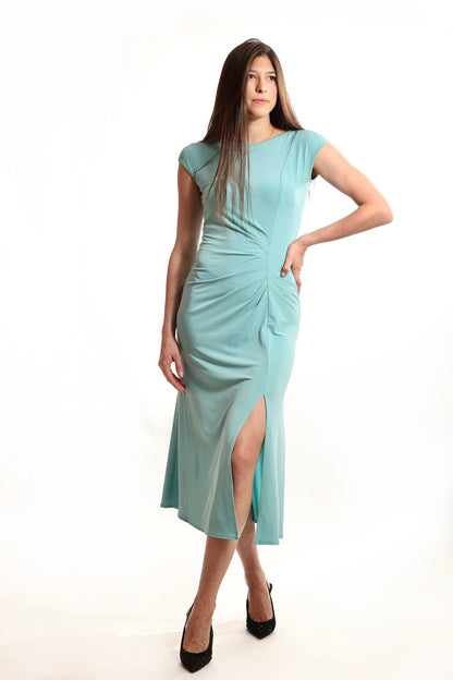 Haljina sa nabranim strukom - Mint